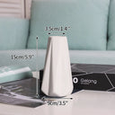 INS Ceramic Vase White Flower Pot Nordic Decorative Vase Dry Flower Vases for Home Living Room Desktop Decor ваза для цветов