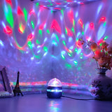 Northern Lights Starry Sky Projector LED Night Light with Remote Control USB A Variety of Styles for Home Bedroom Party Decor