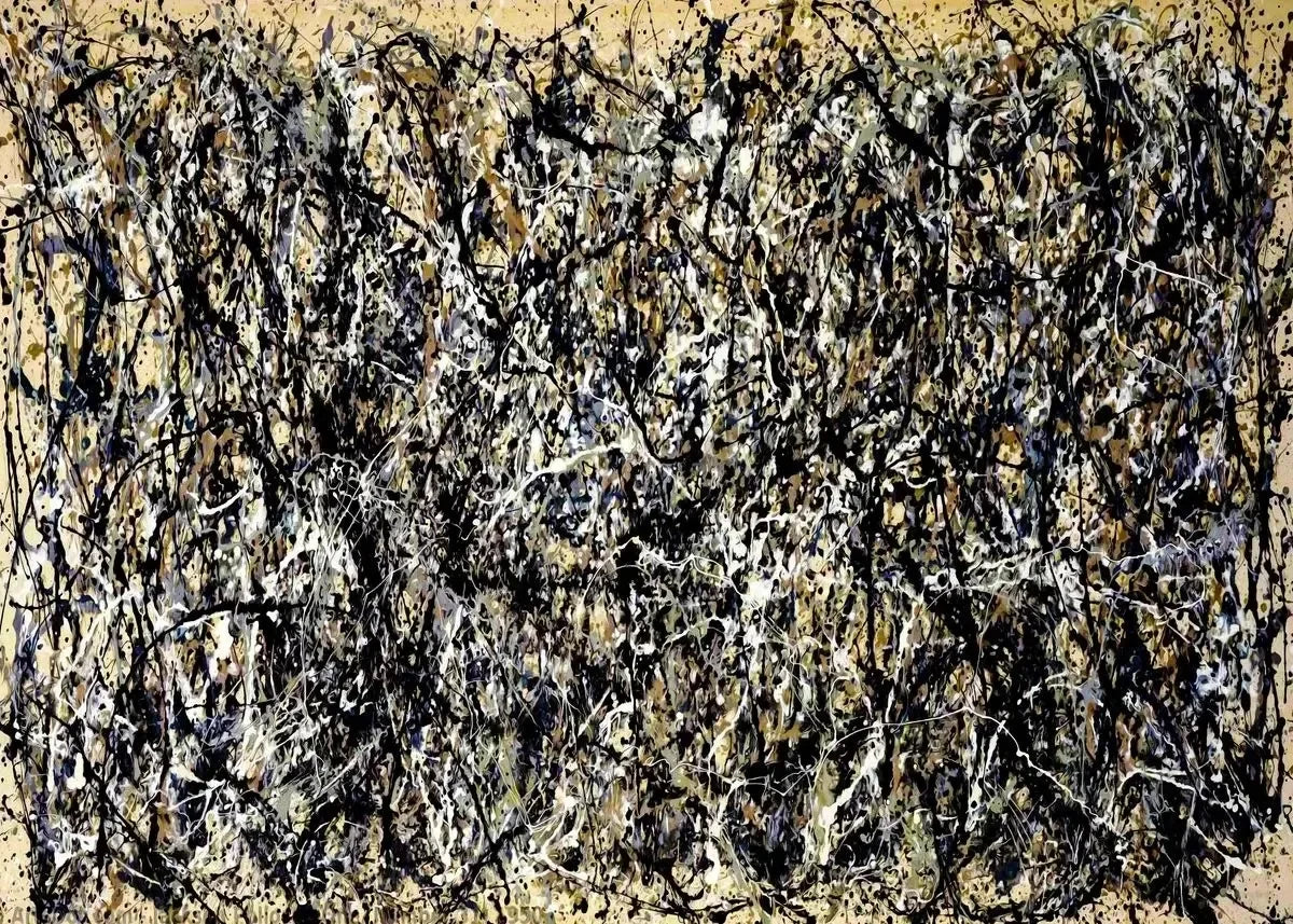 Jackson Pollock Abstract Oil Paintings on Canvas  Famous Art Prints for Living Room Wall Decor Modern Art Posters