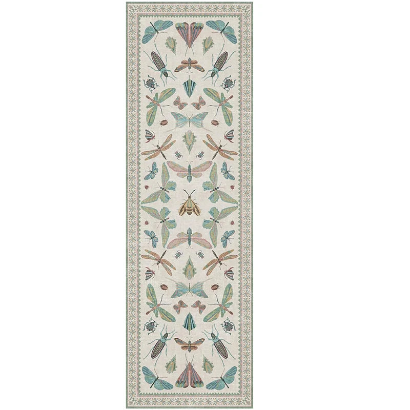 Corridor Carpet Runner Rug Hallway Long Strip Carpets Anti-slip Machine Washable Floor Mat Retro Style Home Decor Bedside Rugs