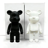 28cm Bear Statue Paint Block Bear Decor Desktop Ornaments Living Room Bear Floor Sculpture Home Decoration Kids Birthday Gifts