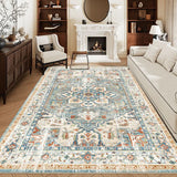 Retro Carpet for Living Room Persian Boho Decor for Room Balcony Rug Large Luxury Bed Room Decoration Home Mats Bedside