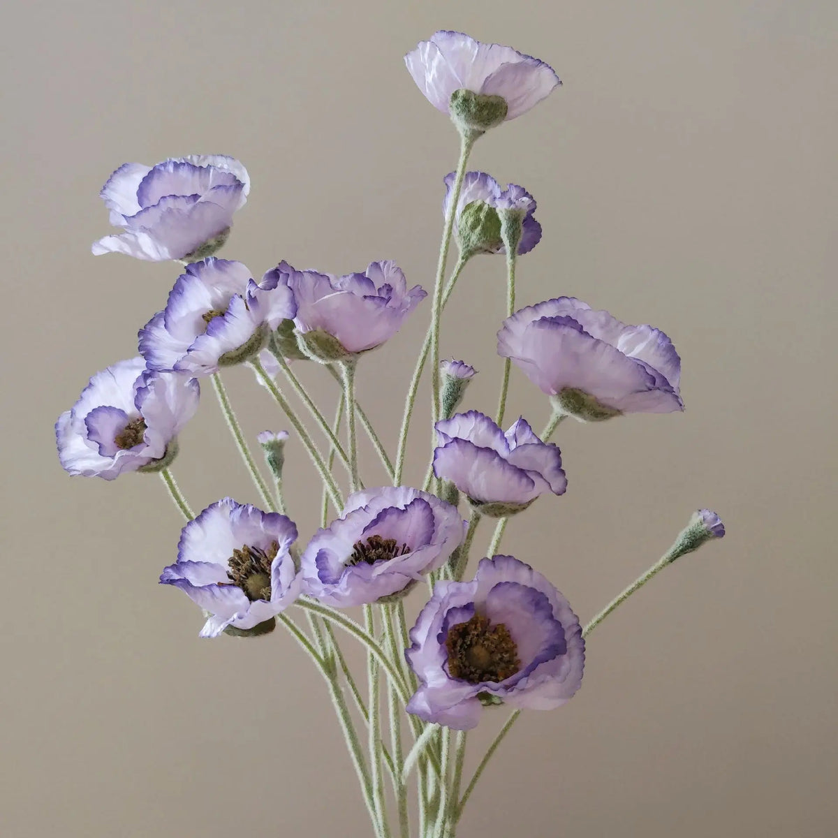 Poppy Artificial Flowers 65cm Long Stem Fake Flowers For Home Decor Garden Wedding Party Decoration DIY Flower Arrangement New