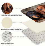 VIKAMA 1/2pcs Cat Kitchen Rug Corridor Entrance Runner Soft Comfortable Laundry Room Bedroom Floor Mat Home Decor
