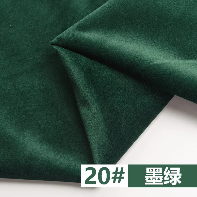 155 Cm Wide Velvet Fabric Dutch Velvet Solid Color Sofa Cover Pillow Cushion Curtain DIY Spring and Autumn Apparel Sewing Fabric