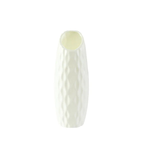 4066 Simple Plastic Vase Silver Willow Hydroponic Flowers Artificial Flower Vase Desktop Living Room Decoration Ornaments
