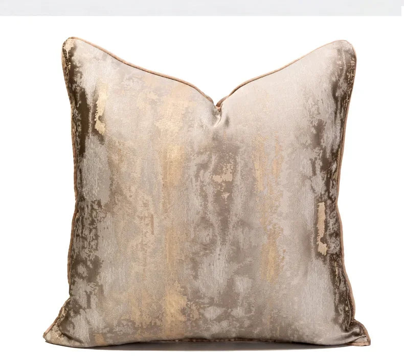 40 Style High Grade Cushion Cover 30x50/45x45/50x50CM Light Luxury Jacquard Pillowcase Champagne Blue Home Hotel Bed Sofa Decor