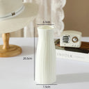 4066 Simple Plastic Vase Silver Willow Hydroponic Flowers Artificial Flower Vase Desktop Living Room Decoration Ornaments