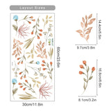 Flowers Wall Stickers for Bedroom Living Decor Wall Decals Girls Room Decorative Wall Stickers Baby Nursery Room Kids Room