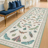 Corridor Carpet Runner Rug Hallway Long Strip Carpets Anti-slip Machine Washable Floor Mat Retro Style Home Decor Bedside Rugs