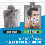Big Size Acrylic Mirror Bathroom Tools Shower Shaving Washroom Accessories Fogless Fog Free Travel Mirror Unbreakable