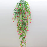 Artificial Plant Eucalyptus Camellia Plastic Wedding Festival Arch Wall Home Room Outdoor Garden Hanging UV Protection DIY Gifts