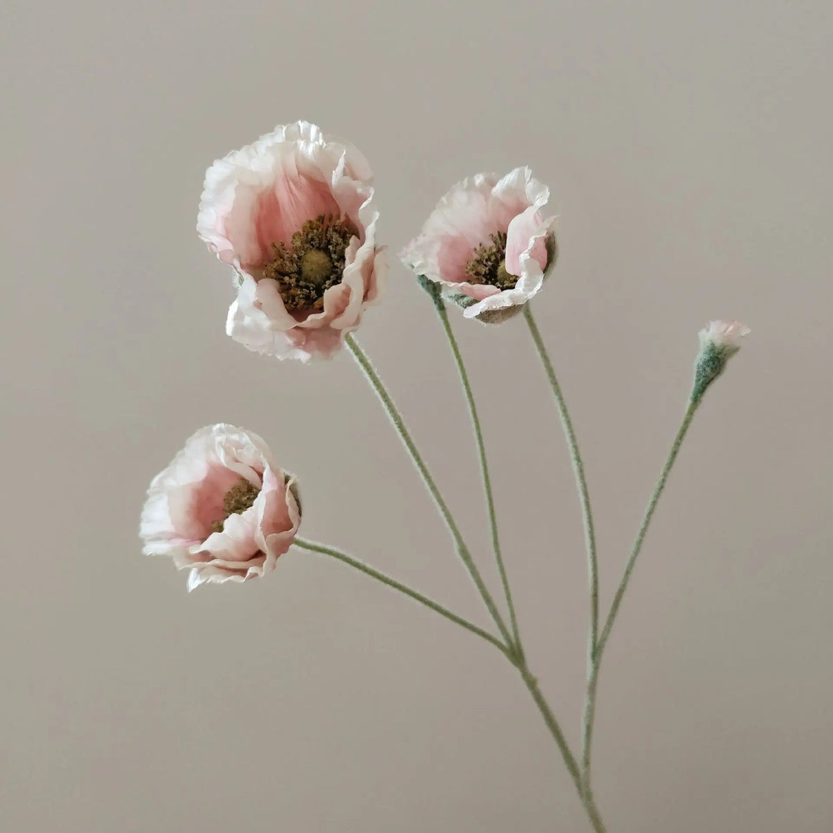 Poppy Artificial Flowers 65cm Long Stem Fake Flowers For Home Decor Garden Wedding Party Decoration DIY Flower Arrangement New