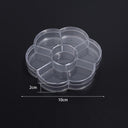 1 Pc Plastic Jewelry Box 5-28 Compartment Slot Organizer Storage Beads Container Adjustable Jewelry Storage Box Rectangle Case