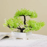 Artificial Plants Bonsai Small Tree Simulation Pot Plants Table Potted Ornaments for Hotel Garden Home Decor Fake Flower