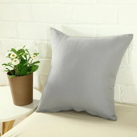 Candy Color Cushion Cover Solid Color Pillow Case Cover Decorative Pillowcase Seat Car Cushion Cover Pillow Case Home Supply