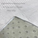 VIKAMA Modern Cigarette Shaped Floor Mat Living Room Bedroom Resting Area Soft and Machine Washable Home Decoration