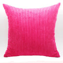 Supersoft Corduroy Cushion Cover Home Decor Pillow Covers Plain Striped Throw Pillow Case for Sofa Bed Living Room Decoration