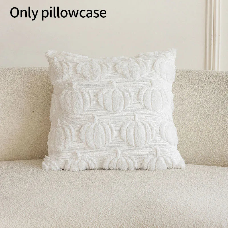 2026 Pumpkin Plush Pillow Covers Living Room Sofa Embroidered Crafts Couch Cushion Case Pillow Bedhead Throw Pillow Cover Decor