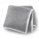 Personalized Name Knitted Acrylic Baby Blanket Breathable Boys Girls Newborn Swaddle Wraps Infant Nap Security Blankets