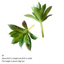12pcs Artificial Succulents Plants Green Faux Succulent Plant Home Garden Small Bonsai Decor Flower Desktop Fake Plants