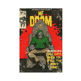MF Doom Comic Album Poster Aesthetic Rapper Hip Hop Rock Music Band MM Food Mask Canvas For Wall Art Room Decor Home Decoration