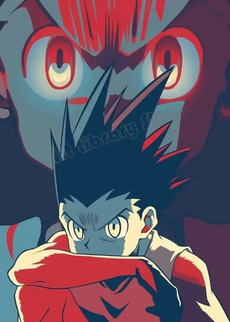 Hunter X Hunter Japanese Classic Anime Poster Killua Zoldyck Wall Art Pictures Canvas Painting Home Kids Room Decor Gift