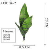 Artificial Succulents Plants House Decoration Accessori Tropical Fake Long Leaf Bonsai Hotel Party Home Decor Photo Props