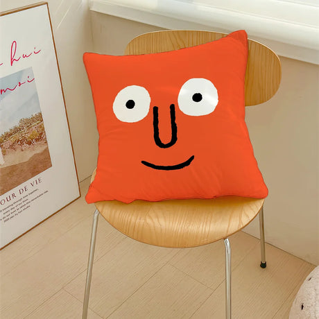 Art Funny Aesthetic J-ean J-ullien cushion cover Pillow Cover Decoration Room Home Sofa living Office Car Nordic Simplicity