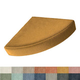 Custom Corduroy Corner Floor Cushion Right Angled Fan-Shaped Cushion Meditation Floor Pillows Cushion Yoga Cushions Seating Pads