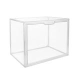 1pc/3pcs Clear Display Case Large Capacity Storage Box Acrylic Organizer Bins For Figures Blind Box Makeup Toy Showcase HangBag