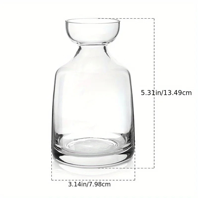 Two-piece Avocado Seed Starter Vase - Grow Your Own Avocado Tree Unique Glass Planting Pot for Gardening Lovers Start Your Green