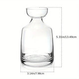Two-piece Avocado Seed Starter Vase - Grow Your Own Avocado Tree Unique Glass Planting Pot for Gardening Lovers Start Your Green