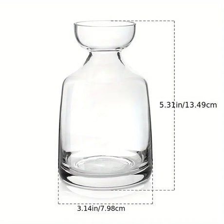 Two-piece Avocado Seed Starter Vase - Grow Your Own Avocado Tree Unique Glass Planting Pot for Gardening Lovers Start Your Green