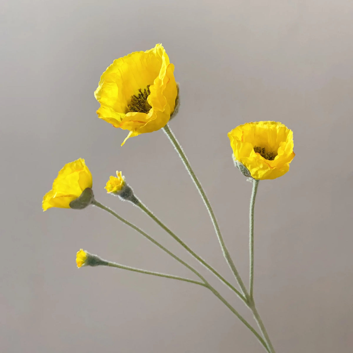 Poppy Artificial Flowers 65cm Long Stem Fake Flowers For Home Decor Garden Wedding Party Decoration DIY Flower Arrangement New