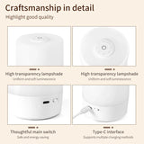 Bedside LED Touch Night Lights Dimmable Rechargeable Desktop Table Lamp For Reading Desk Bedroom Bedside Decoration Lighting