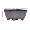 Chinese Style Bonsai Pots Breathable Stoneware Bonsai Pots With Holes Chinese Style Bonsai Flowerpot Ceramic Crafts for Garden