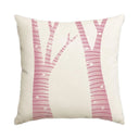 1/4pcs Christmas Pillow Cover, Pink Printed Cushion Cover, Farmhouse Decorative Sofa, Christmas Decoration (without Pillow Core)