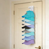 1pc Hat Storage Rack, Wall Mounted for 18 Caps, Multi-Layer Shelf, Space Saving Display for Bedroom, Closet Door, Entryway