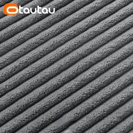 OTAUTAU Cotton Corduroy Cushion Cover Without Insert Throw Pillowcase 30x50/40x40/45x45/50x50/55x50/60x60cm KD024