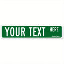 Personalized Metal Sign - Suitable for Offices, Workplaces & Homes, Custom Text, Ideal for Outdoor Decor.