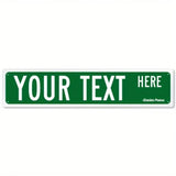 Personalized Metal Sign - Suitable for Offices, Workplaces & Homes, Custom Text, Ideal for Outdoor Decor.
