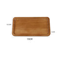 Natural Wooden Tray Rectangular Plate Fruit Snacks Food Storage Trays Hotel Home Serving Tray Decorate Supplies