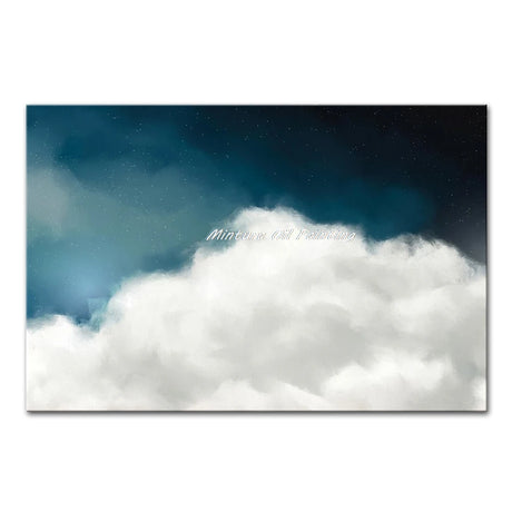 Mintura,Handpainted Abstract Color Block Oil Painting on Canvas Frameless Poster Wall Art Picture Modern Home Decoration Artwork