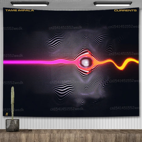 Tame Impala Currents Music Album Posters Wall Hanging Rock Band Poster Meme Tapestries For Bedroom Home Decor Aesthetic Flags