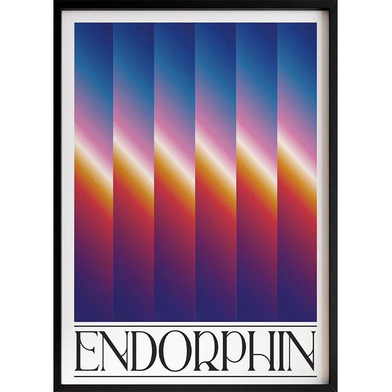 Retro Abstract Dopamine Classic Poster Minimalist Poster High Quality Printing Decoration Painting Home Decoration, Frameless