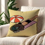 Art Funny Aesthetic J-ean J-ullien cushion cover Pillow Cover Decoration Room Home Sofa living Office Car Nordic Simplicity