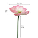 1PC DIY Decoration Artificial Flower New Landscape Long Stem PU Green Plant Artificial Flower Pole Lotus Pod Artificial Lotus