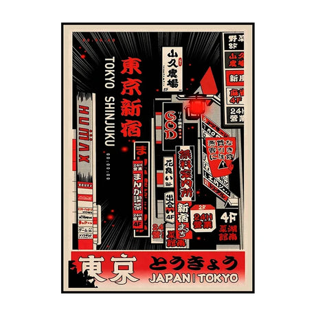 Vintage Japanese Art Classic Poster Abstract Canvas Painting Print Wall Art Picture for Living Room Cuadros Home Decoration