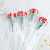 Artificial Flower Handmade Crochet Yarn Rose Outdoor Garden Valentine's Wedding Bridal Bouquet Home Room DIY Gift Box Accessory